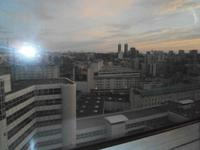 Sonnenuntergang, vom Hotelfenster aus aufgenommen