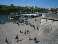 Blick auf den Hafenbereich