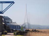 Pont de Normandie - der Nebel verzieht sich