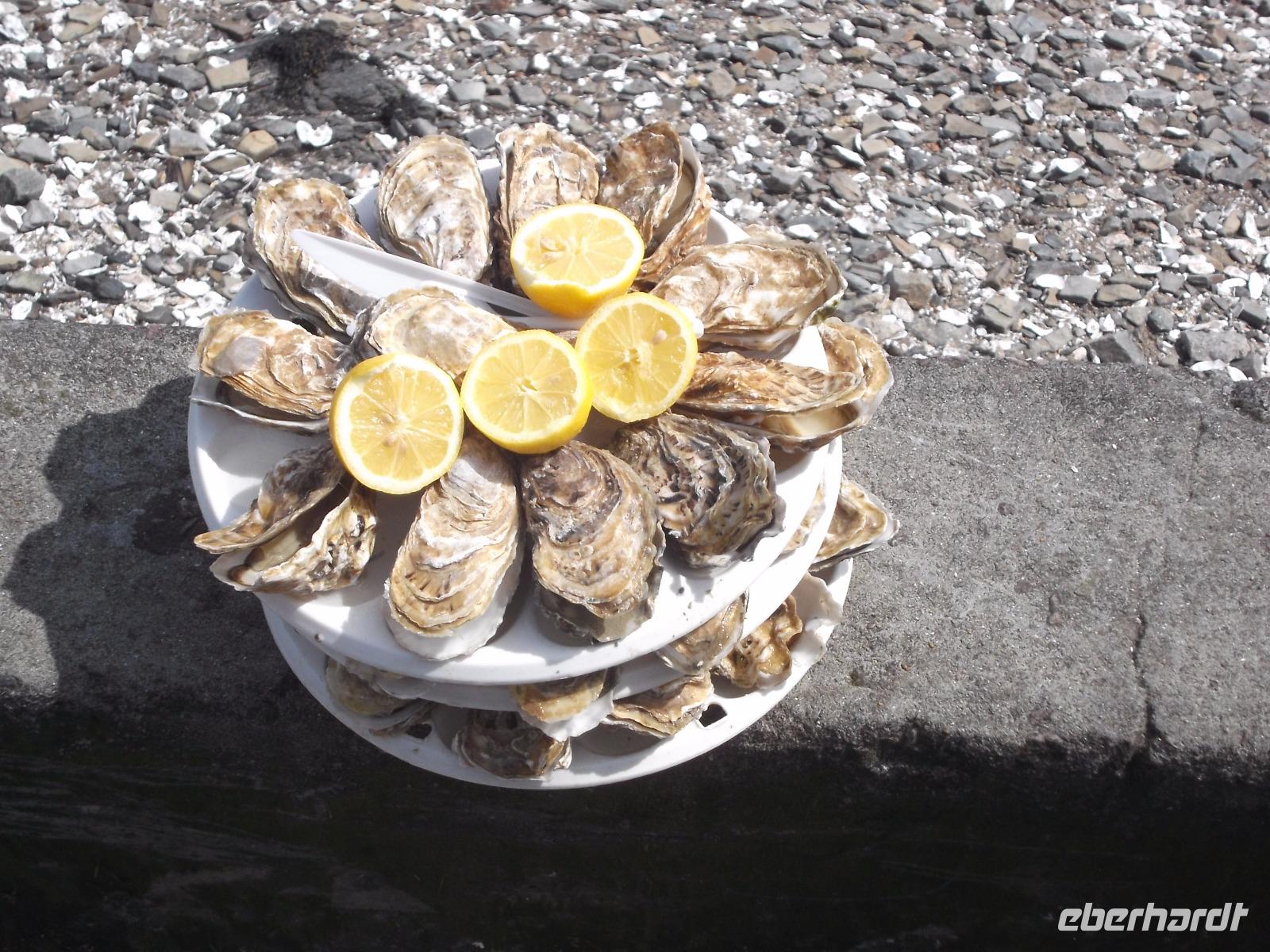 Austernessen in Cancale