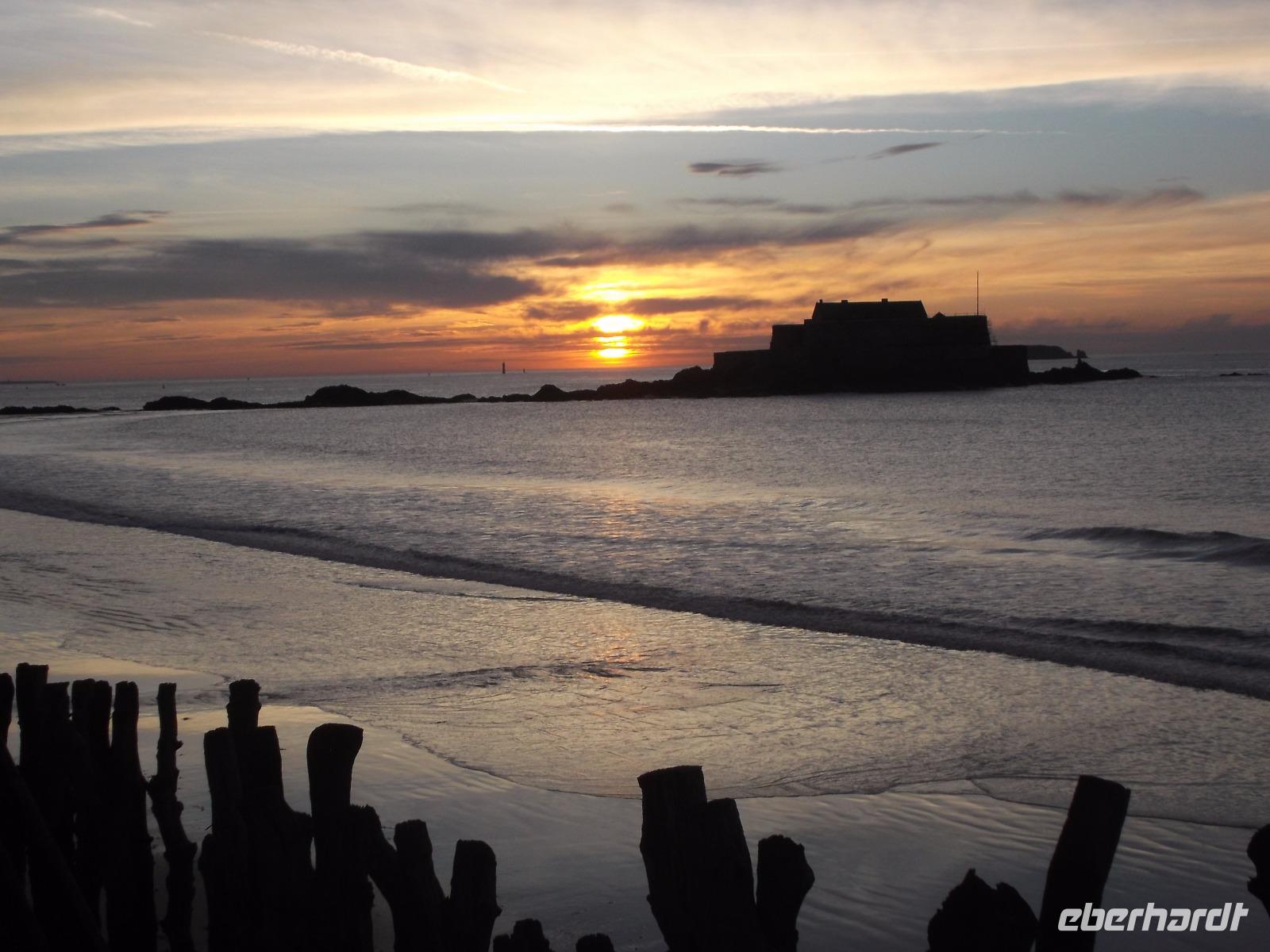 Sonnenuntergang in St. Malo