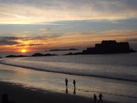 Sonnenuntergang in St. Malo