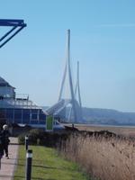 Pont de Normandie - der Nebel verzieht sich