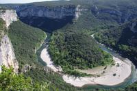 Ardèche, Blick vom Belvedere des Templiers