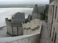 Mont St. Michel Festungsmauer