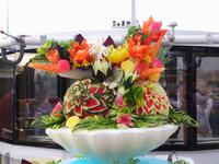 Grillabend an Deck - ein Kunstwerk