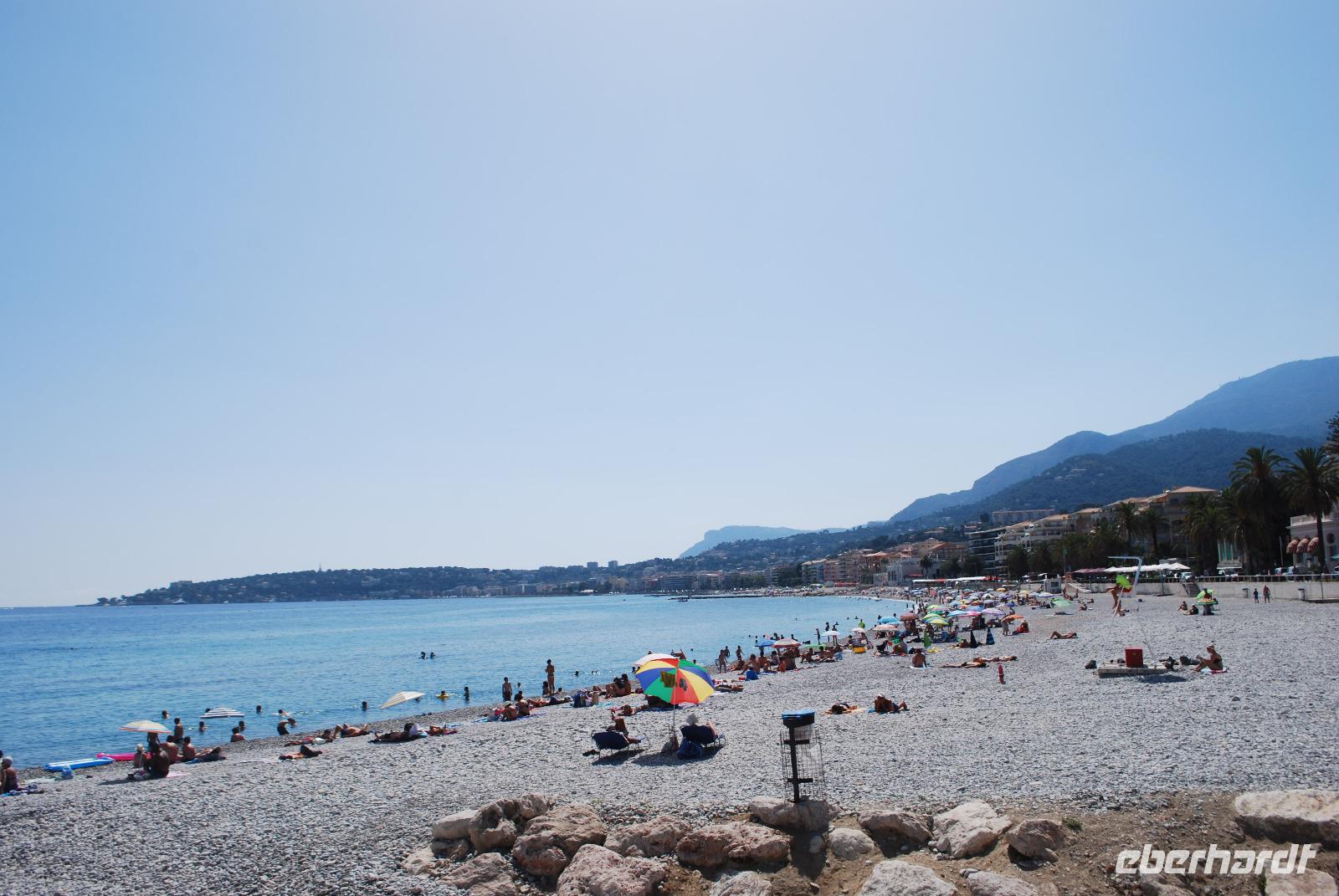 009. Strand in Menton