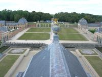 Chateau de Vaux-le-Vicomte Schlosshof