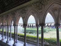Mont St. Michel - Kirche Kreuzgang
