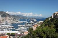 Blick auf die Bucht von Monaco