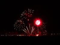 Neujahrs-Feuerwerk in Juan-les-Pins