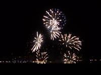 Neujahrs-Feuerwerk in Juan-les-Pins