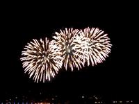 Neujahrs-Feuerwerk in Juan-les-Pins