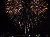 Neujahrs-Feuerwerk in Juan-les-Pins