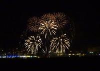 Neujahrs-Feuerwerk in Juan-les-Pins