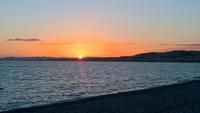 Sonnenuntergang in Nizza