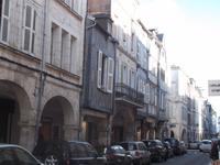 Fachwerkhäuser in der Altstadt von La Rochelle