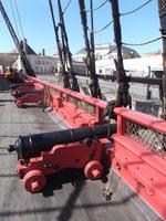 Schiffsartillerie auf der Fregatte 