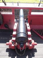 Schiffsartillerie auf der Fregatte 