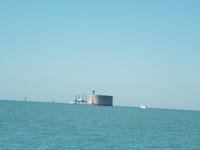 Rückfahrt am Fort Boyard vorbei