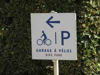 ein Parkplatz nur für Radler