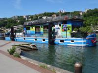 Lyon - Schiffsgalerie auf der Rhone