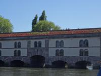 Strasbourg - Schiffsfahrt auf der ILL, gedeckte Brücken