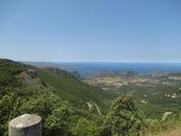 Panorama Pass oberhalb von Bastia