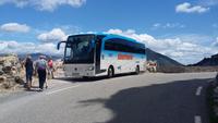 Unser Bus beim Fotostopp an den Gorges du Verdon 