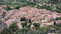 Moustiers-Sainte-Marie von oben 