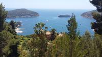 Blick auf Villefranche und die Halbinsel St. Jean Cap Ferrat 