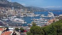 Blick auf den Hafen von Monaco 