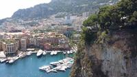 Blick auf den Hafen von Fontivieille, Monaco 