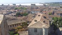 Blick von der Stadtmauer auf Aigues-Mortes 