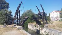 Die Pont de Langlois (Van-Gogh-Brücke) bei Arles 