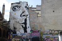 Wandbild beim Centre Pompidou