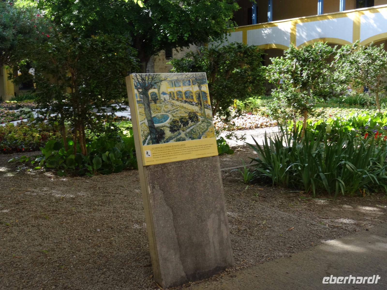 Arles - ehemaliges Krankenhaus, wo van Gogh behandelt wurde, Staffelei 