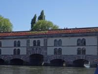 Strasbourg - Bootsfahrt auf der Ill , Petite France, Ponts Couverts = gedeckte Brücken