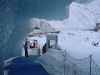 Eingang Eisgrotte Mer du Glace (A)