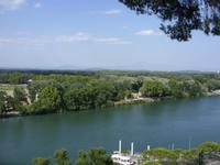 Tag 2 - 3 - Ausblicke von der Panoramaterrasse  Avignon (3)