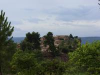 Tag 4 - 7 - Blick auf Roussillon