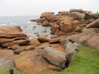 rosa Granitküste bei Tregastel