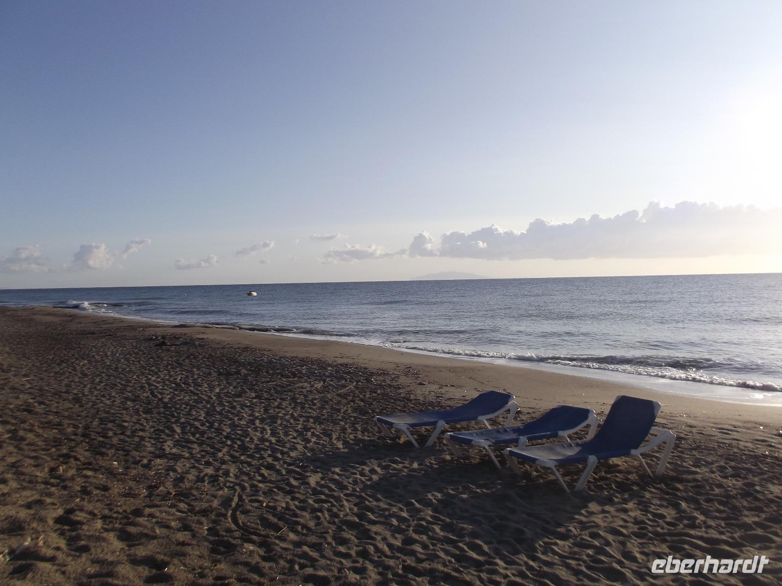Unsere Unterkunft - Hotel San Pellegrino, Strand
