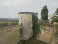 Chinon, Schloss, Befestigungsanlagen