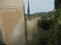 Chinon, Schloss, Befestigungsanlagen