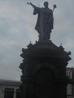 Clermont-Ferrand, Statue von Papst Urban II., der hier zum 1. Kreuzzug aufrief