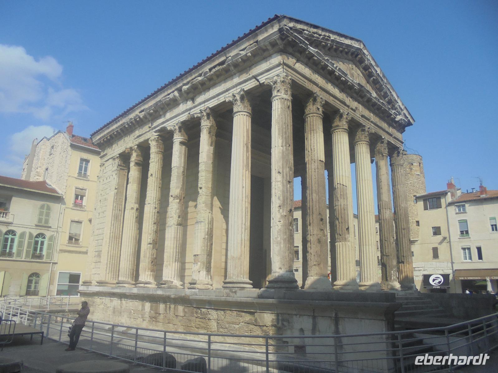 Vienne, römischer Tempel in der Innenstadt