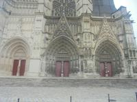 Fassade der Kathedrale von Meaux