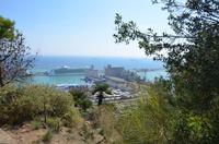 Blick auf den Hafen von Barcelona