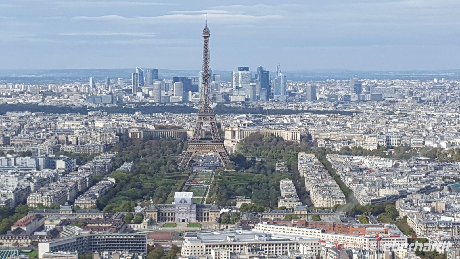 Aussicht auf den Eiffelturm